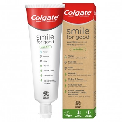 The vegan-certified toothpaste is available in the UK, France, Belgium, Germany, Austria and Slovakia, among other EU countries (Image: Colgate-Palmolive)