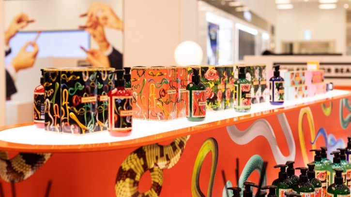 Toiletpaper Beauty's recent debut in South Korea attracted attention for its strong brand image and 'Insta-worthy' elements incorporated into its retail spaces. ©Toiletpaper Beauty