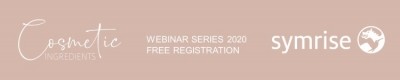 The Symrise cosmetic ingredients webinar series